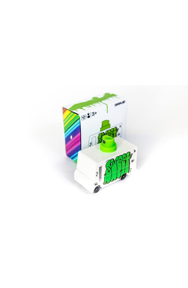 CANDYLAB TOYS Green Graffiti Van, Alternate, color, Multi