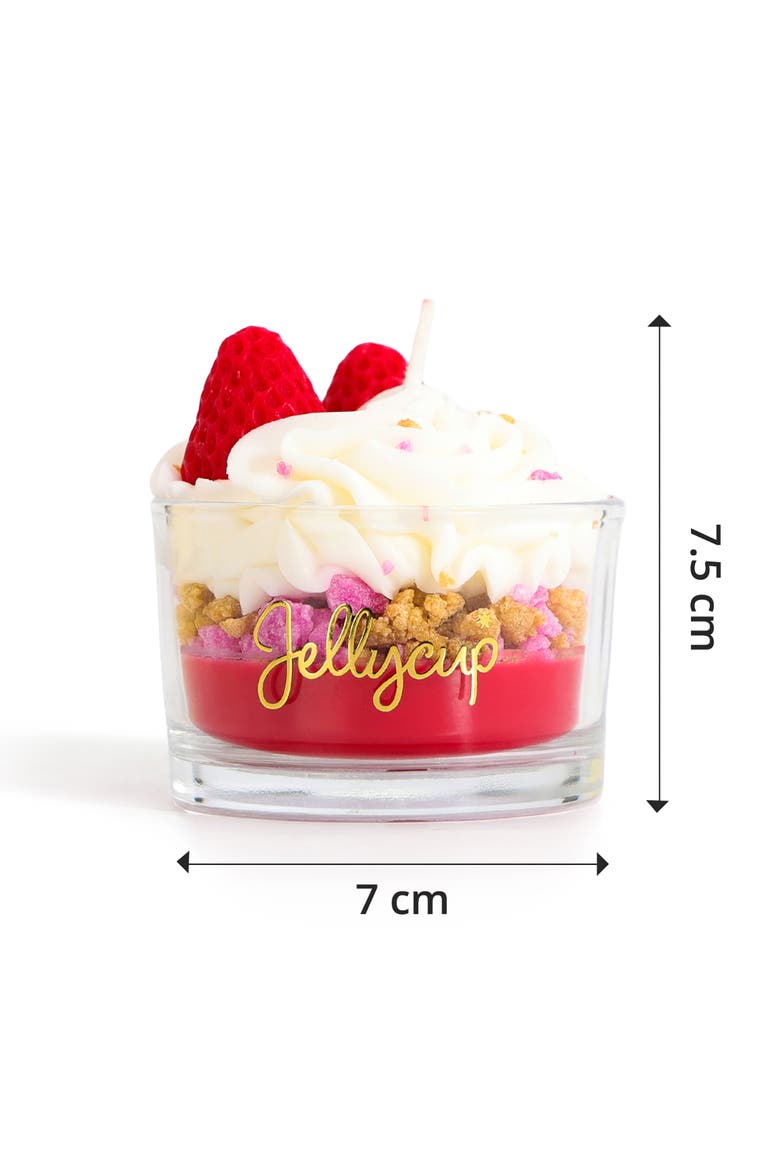 Dessert Cup Soy Wax Candle Strawberry Cream, Alternate, color, Strawberry Cream