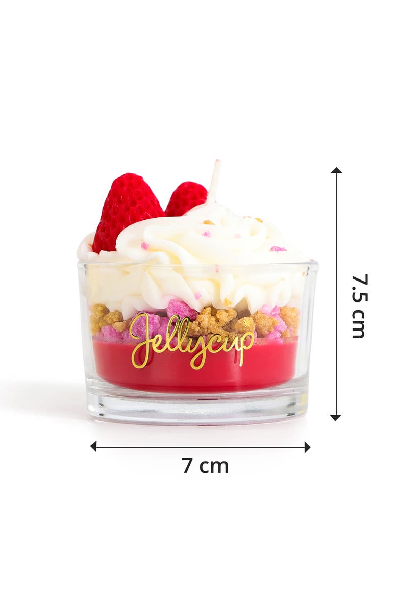 Jellycup Dessert Cup Soy Wax Candle Strawberry Cream, Alternate, color, Strawberry Cream