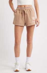 Vinyl Icons Teddy Bear & Strawberry Sweat Shorts