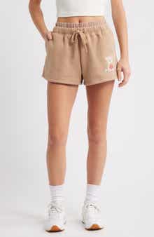 Vinyl Icons Teddy Bear & Strawberry Sweat Shorts