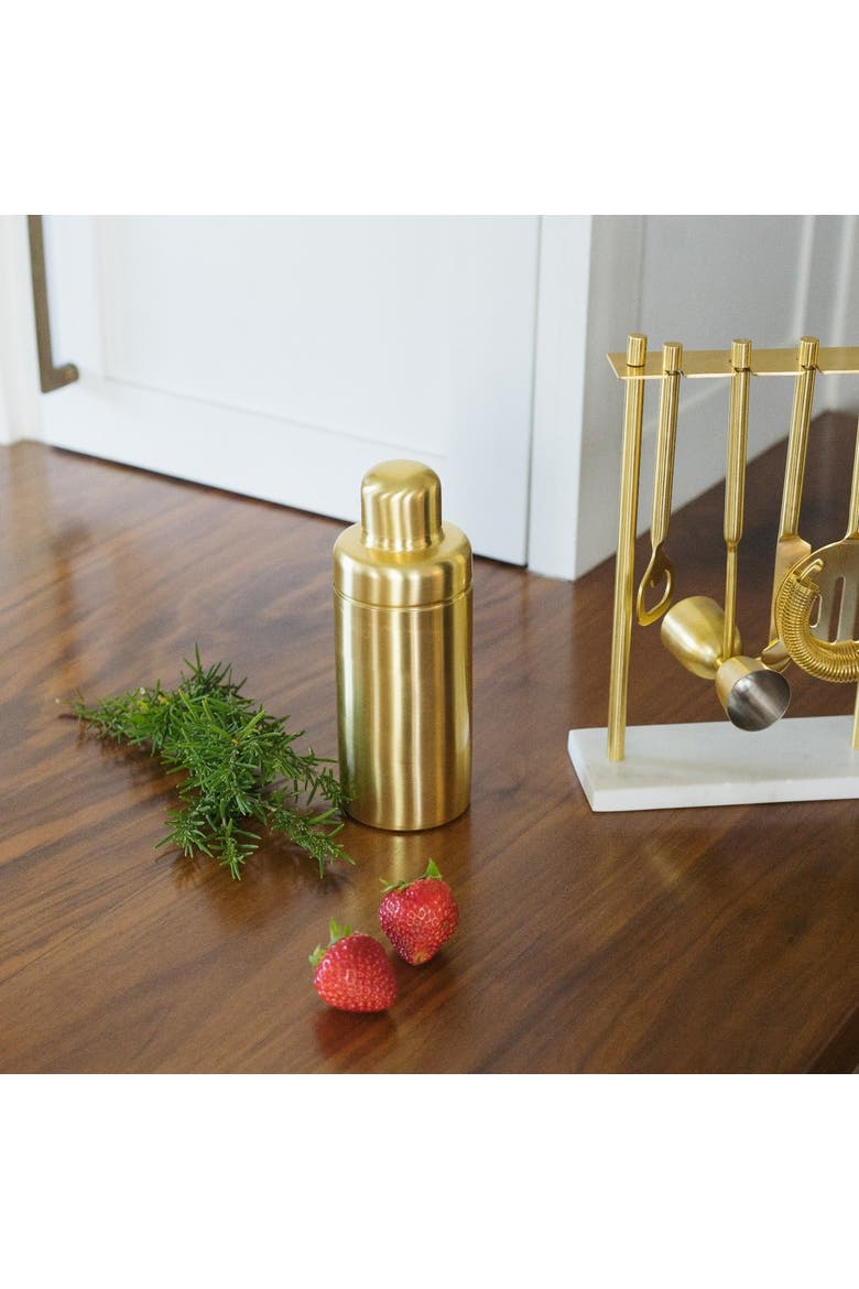 Luxe Cocktail Shaker, Alternate, color, Silver