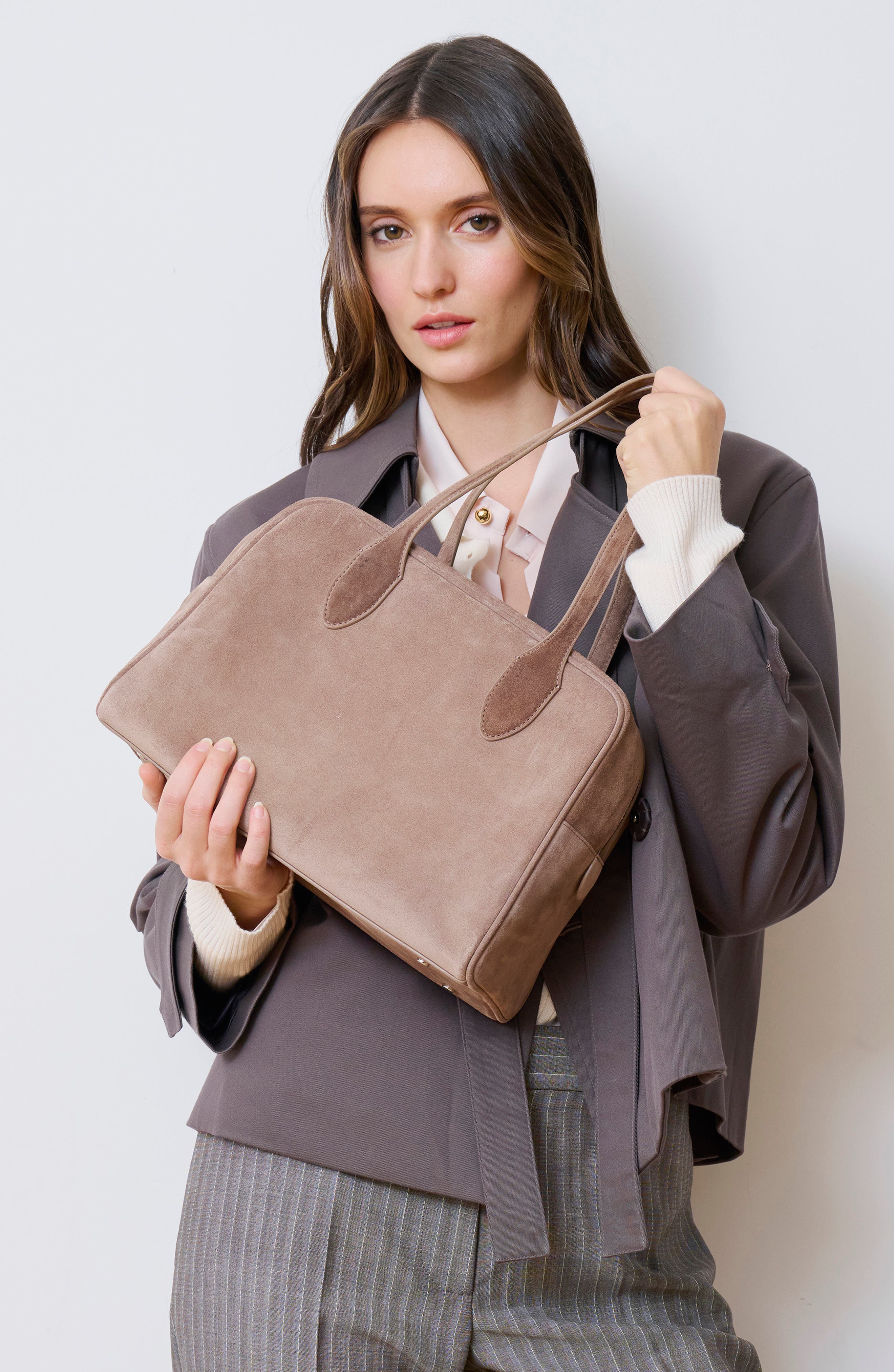 WE-AR4 The Avenue 38 Satchel, Alternate, color, Dune