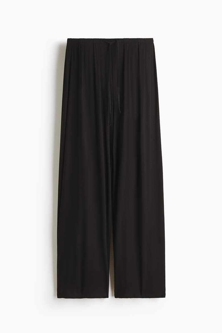 Jersey Drawstring Pants, Main, color, Black