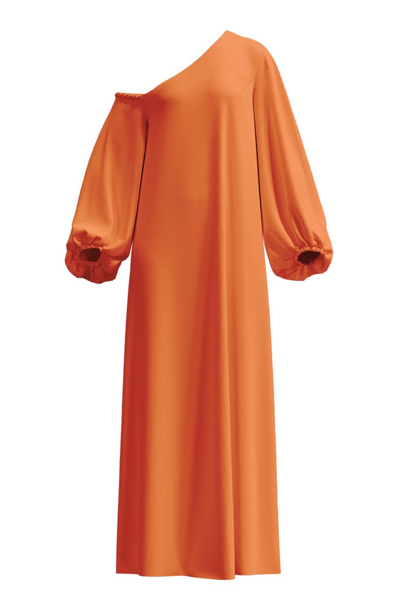 DIARRABLU Niva Dress, Alternate, color, Solid Orange