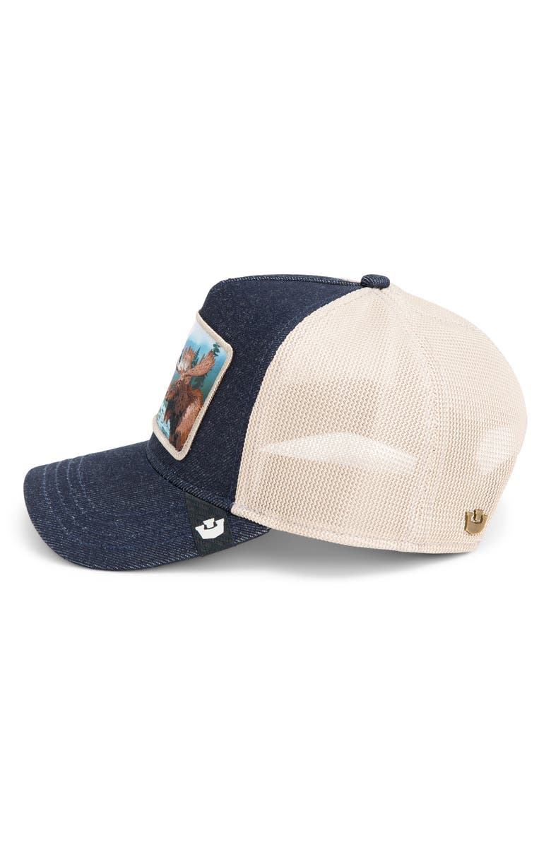 Goorin Bros. Staycation Trucker Hat, Alternate, color, Gray Denim