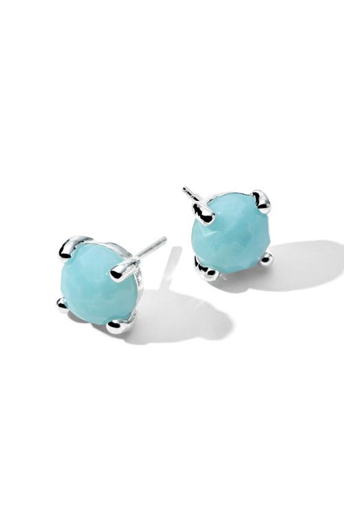 Ippolita Rock Candy® Mini Stud Earrings In Blue Silver