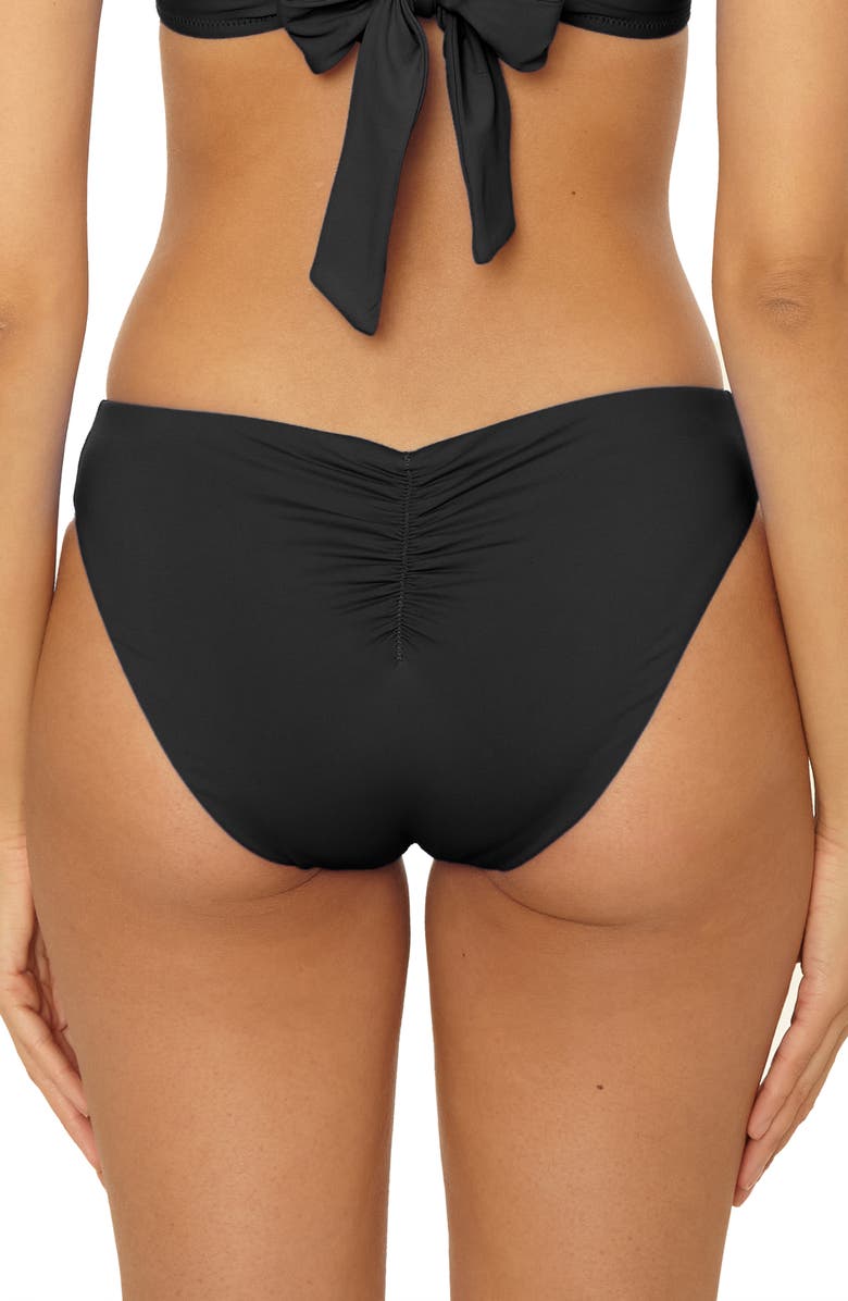 Becca 'Twist & Turns' Bikini Bottoms, Alternate, color, Black