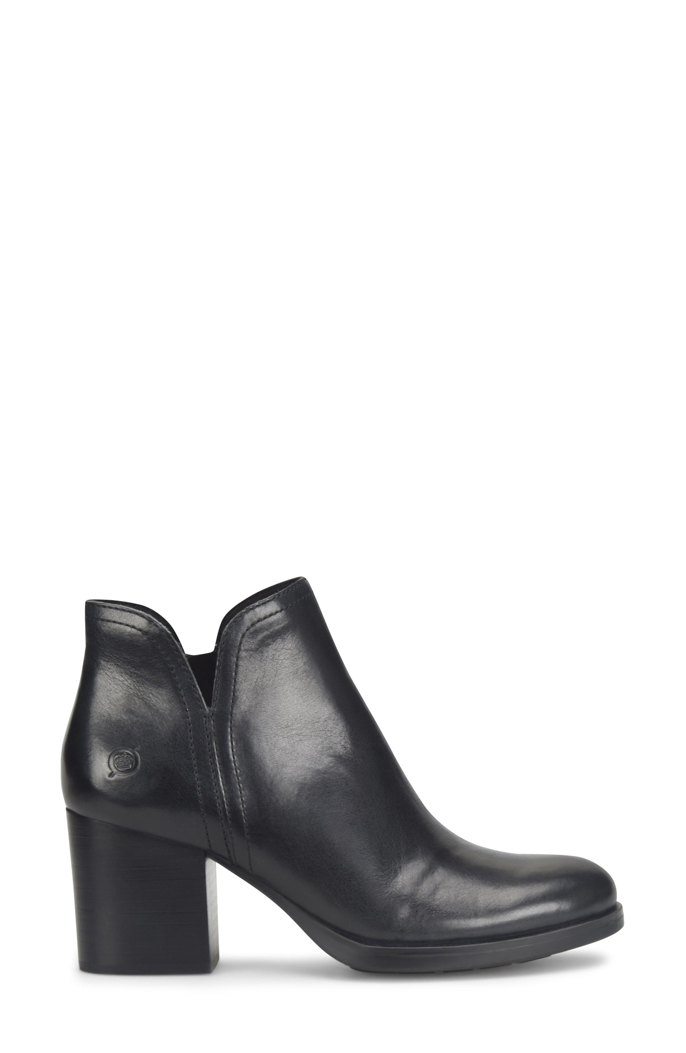 Børn Olivia Block Heel Zip Bootie, Alternate, color, 