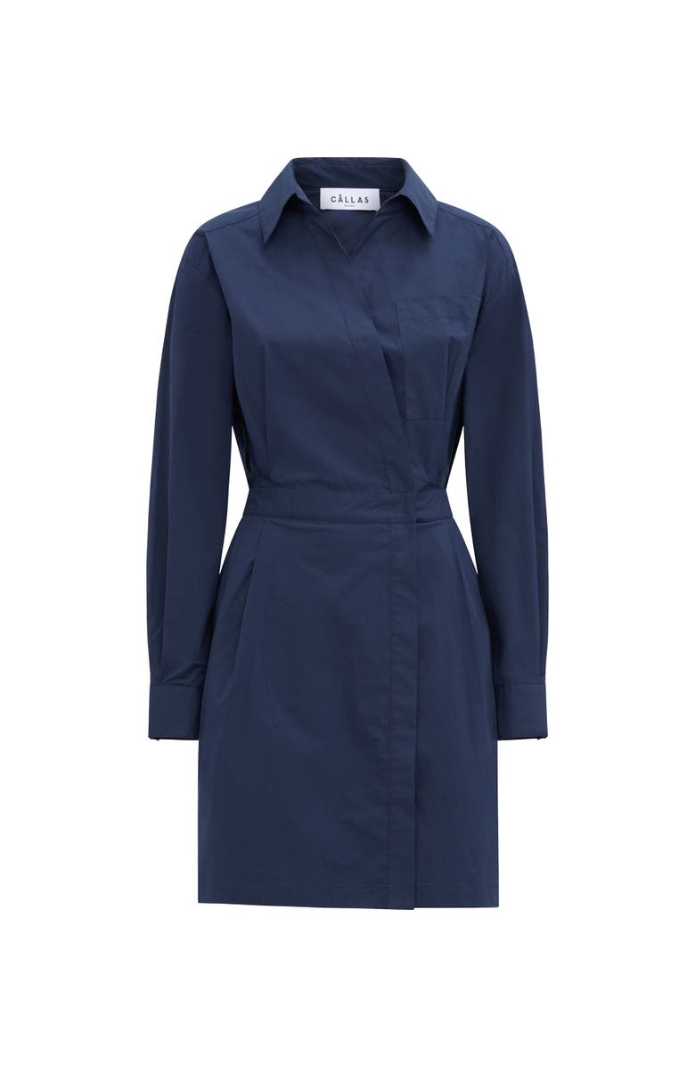 Callas Milano Jaxina Wrap shirt dress, Main, color, 