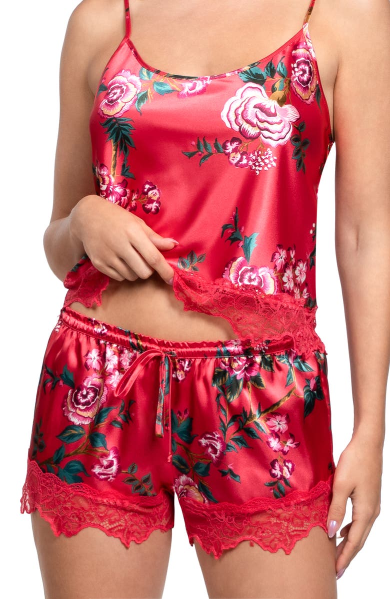 In Bloom by Jonquil Phoenix Short Pajamas, Alternate, color, Red