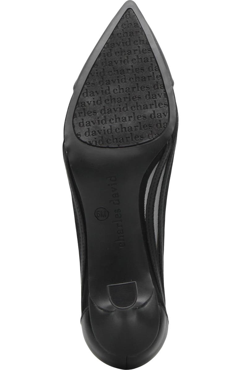 Charles David Afril Pointed Toe Pump, Alternate, color, Black