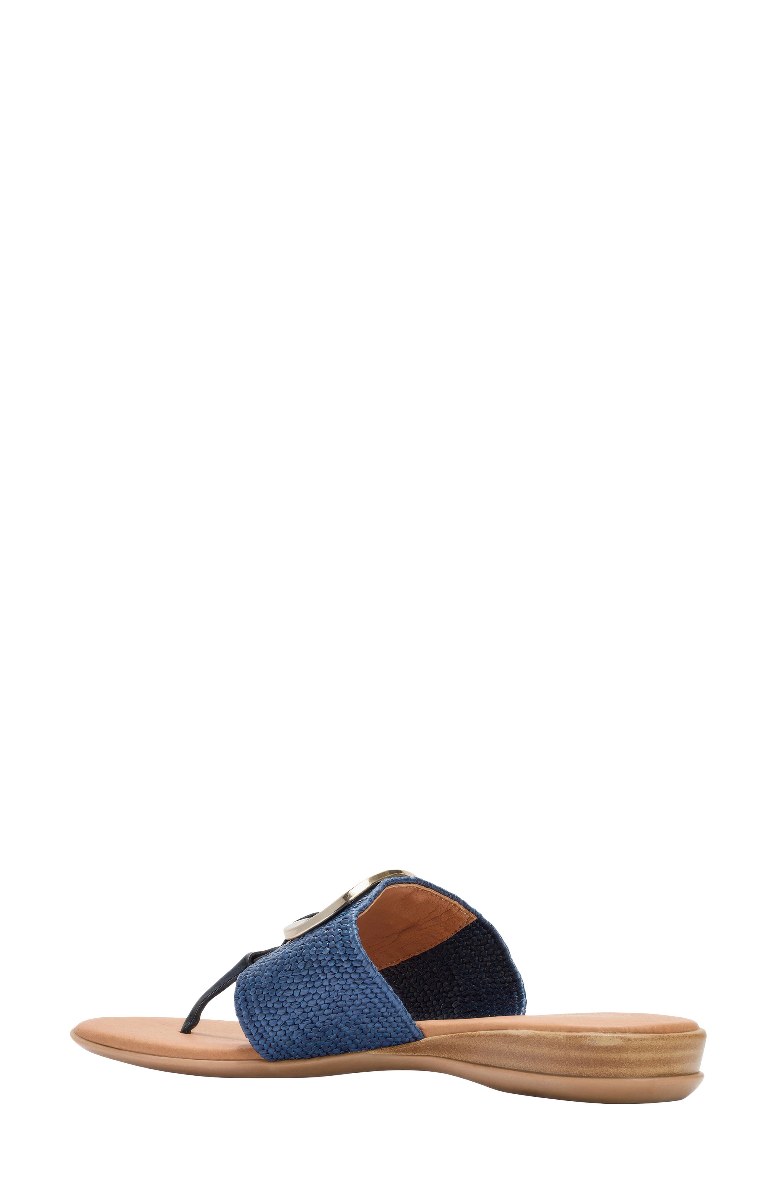 André Assous Nixi Slide Sandal, Alternate, color, Navy