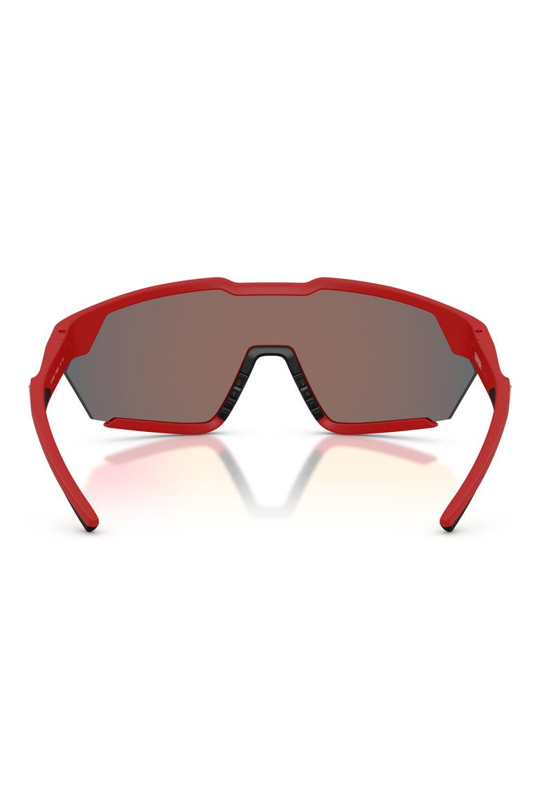 41mm Irregular Sunglasses, Alternate, color, MATTE RED