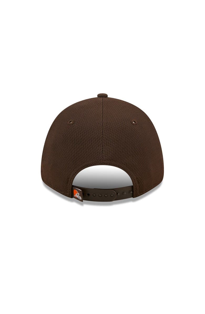 New Era Men's New Era Brown Cleveland Browns Framed AF 9FORTY Snapback Hat, Alternate, color, Brown