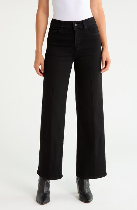Le Pixie Slim Palazzo Wide Leg Jeans