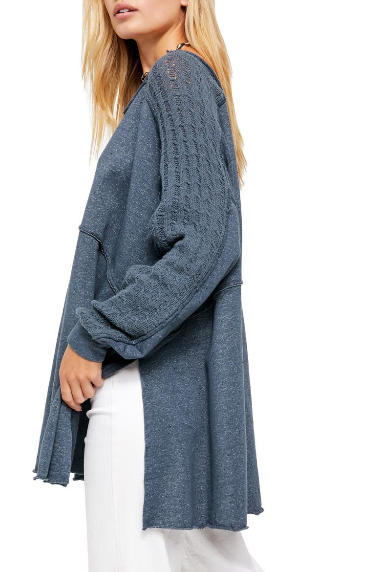 My Girl Pullover, Alternate, color, DARK TURQUOISE
