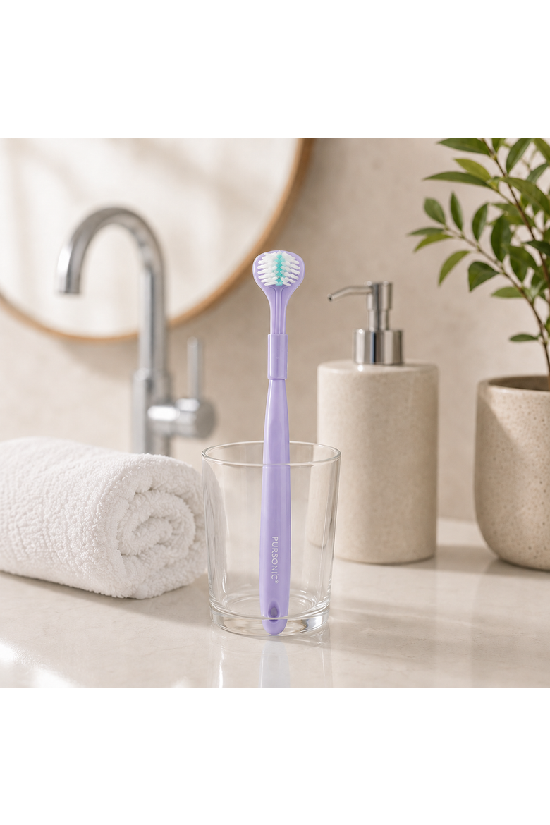 3D Tech 360° Full Coverage Toothbrush Set, Alternate, color, Pink