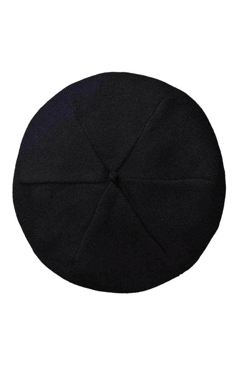 Hope & Henry Girls' Classic Sweater Beret, Kids, Alternate, color, Black