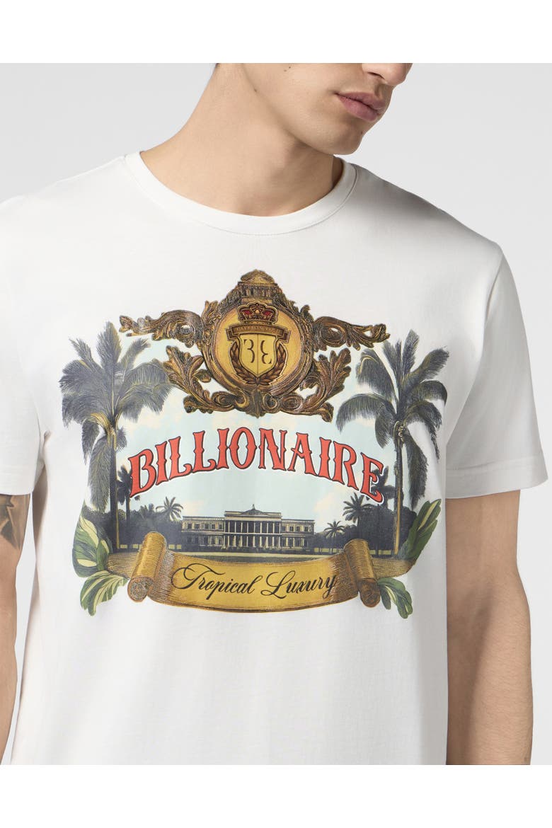 Round-Neck T-Shirt Casablanca Men, Alternate, color, OffWhite