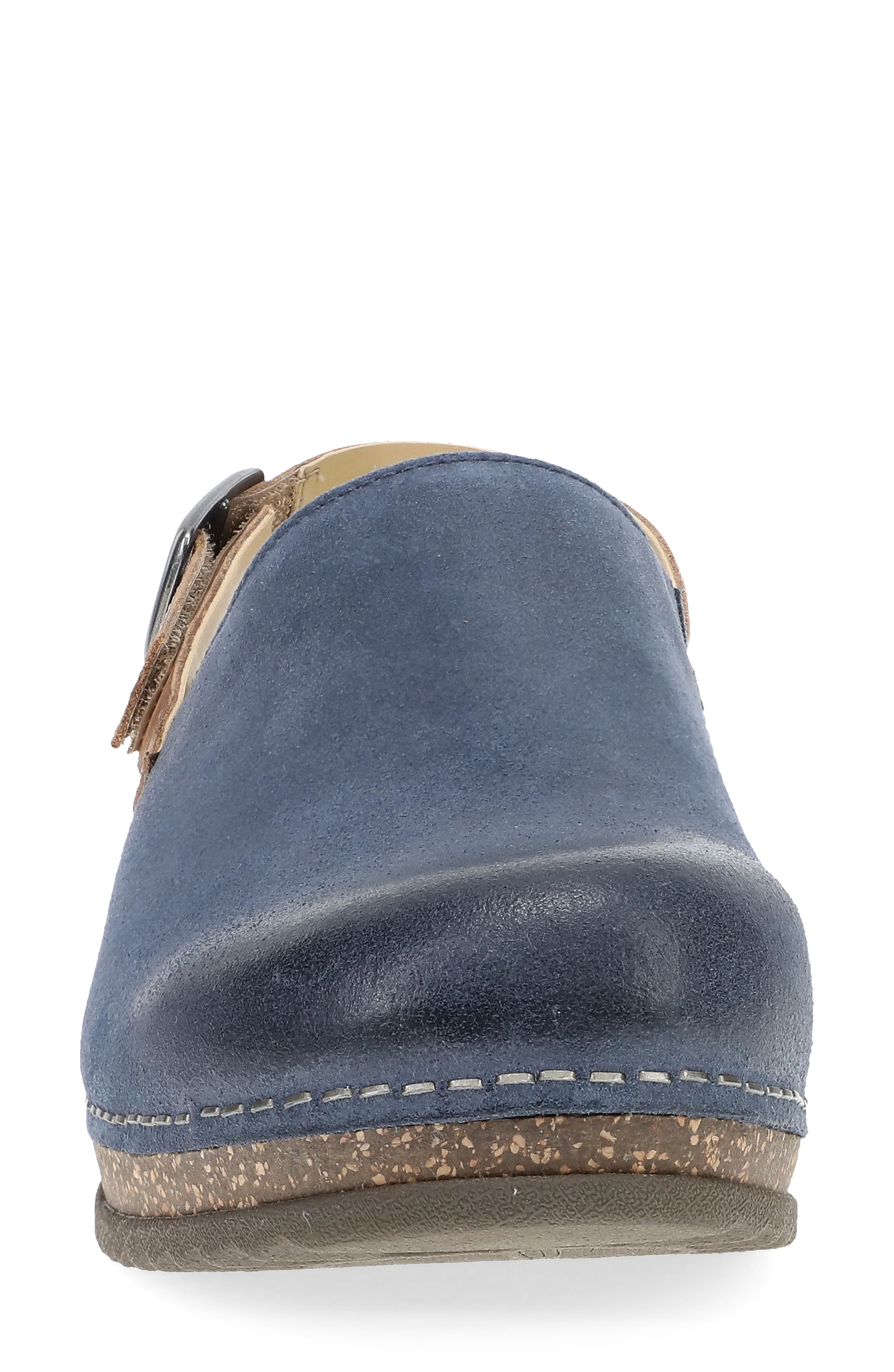 Merrin Slingback Clog, Alternate, color, BLUE
