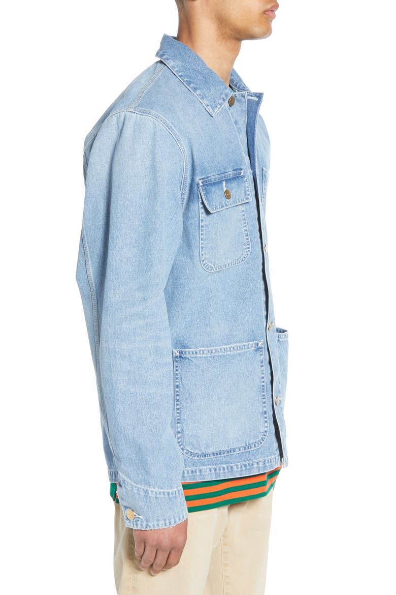 Michigan Norco Denim Chore Jacket, Alternate, color, BLUE