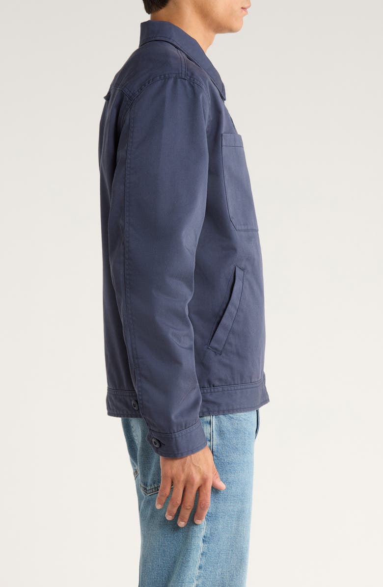 RVCA x Kevin 'Spanky' Long Dayshift Twill Garage Jacket, Alternate, color, Moody Blue
