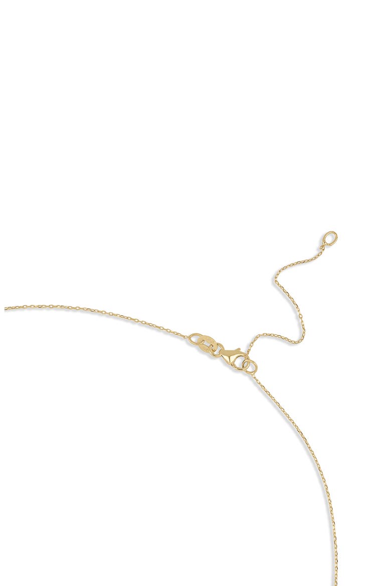 Getty Diamond Circle Flower Pendant Necklace (Online Trunk Show), Alternate, color, 18K YELLOW GOLD