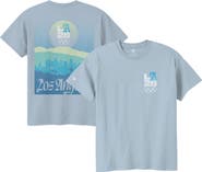 FANATICS Men's Fanatics Powder Blue LA28 Bluebell Collection Landscape T-Shirt