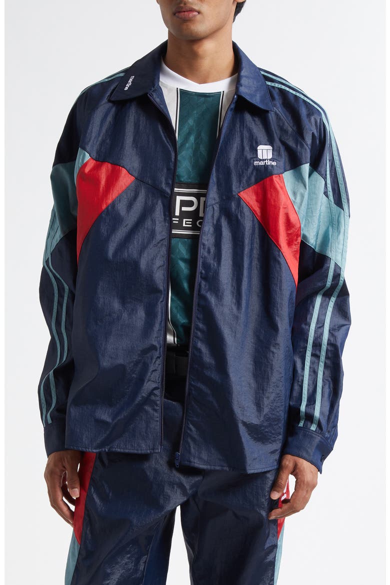 Shirt Track Jacket, Main, color, BLUE NAVY