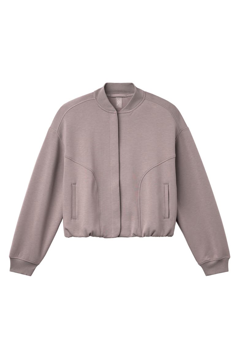 Dreamglow OMW Bomber Jacket, Alternate, color, TAUPE MIST