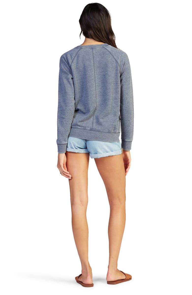 Roxy Wishing Away Stripe Tee, Alternate, color, 