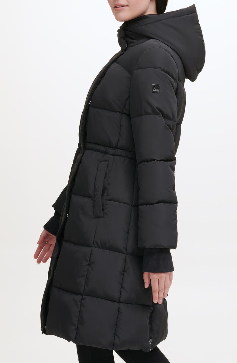 Kenneth Cole New York Memory 3/4 Length Puffer Jacket, Alternate, color, 