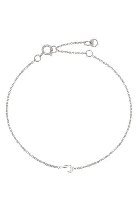 Initial Pendant Bracelet