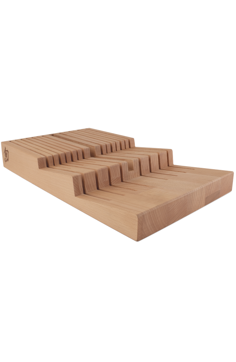 Shun 15 Slot In-Drawer Knife Tray, Main, color, Blonde