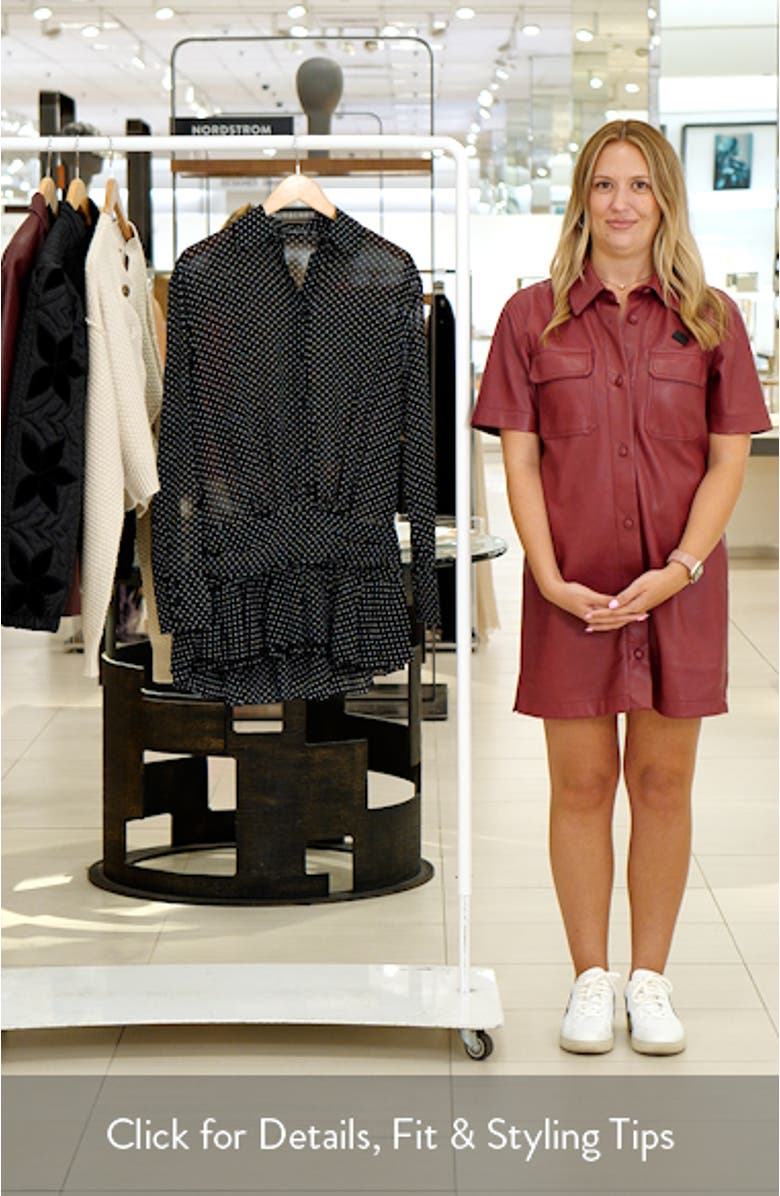 Girls, Girls, Girls Polka Dot Long Sleeve Minidress, sales video thumbnail