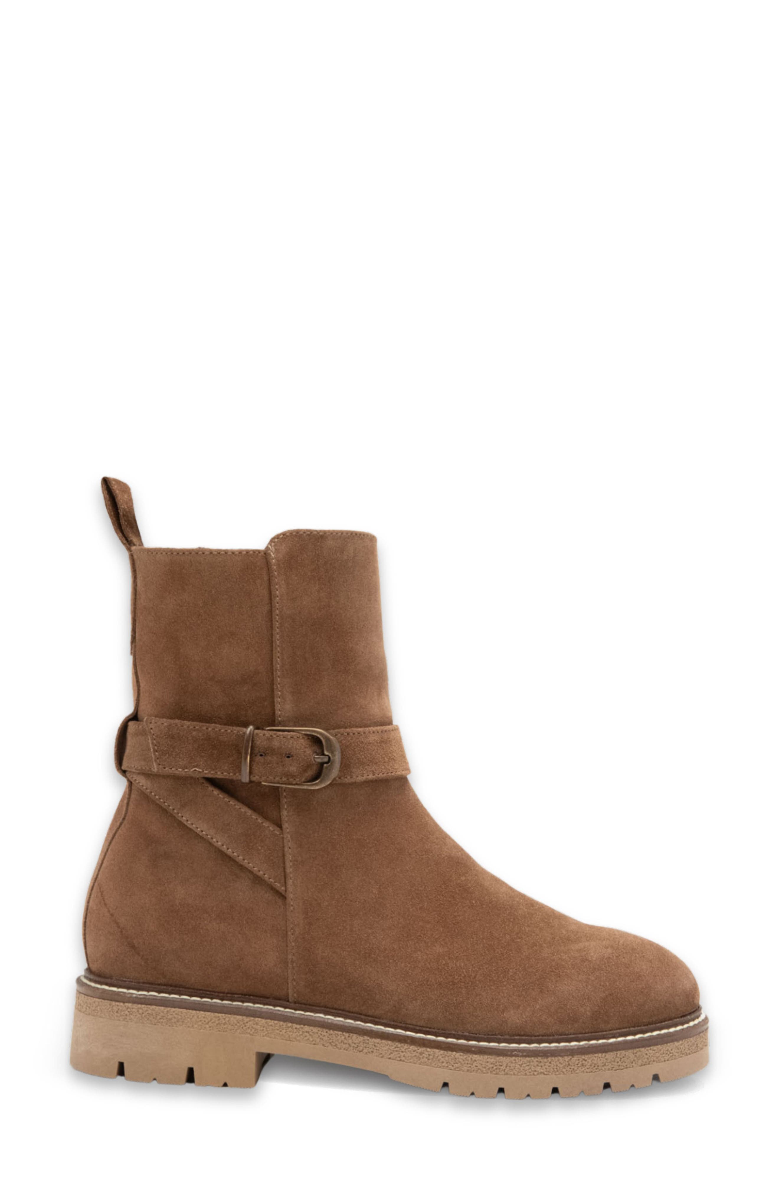 Chalmers Bootie, Alternate, color, BROWN CEDAR SUEDE
