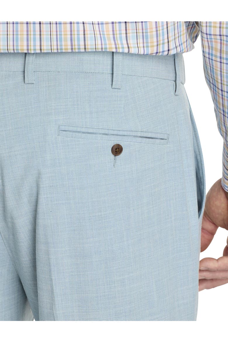 Big & Tall Cross Hatch Suit Pants, Alternate, color, BLUE