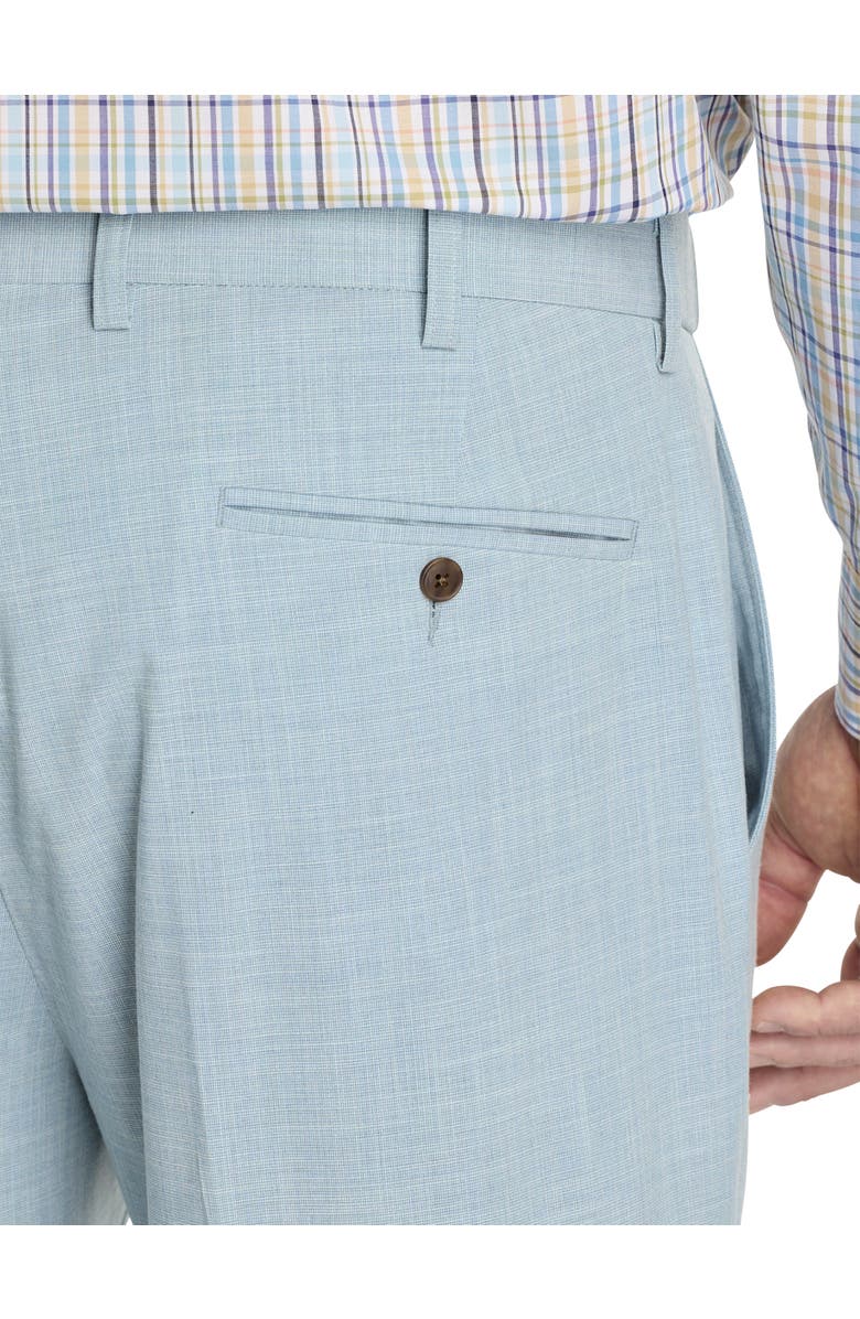 Oak Hill by DXL Big & Tall Cross Hatch Suit Pants, Alternate, color, Blue