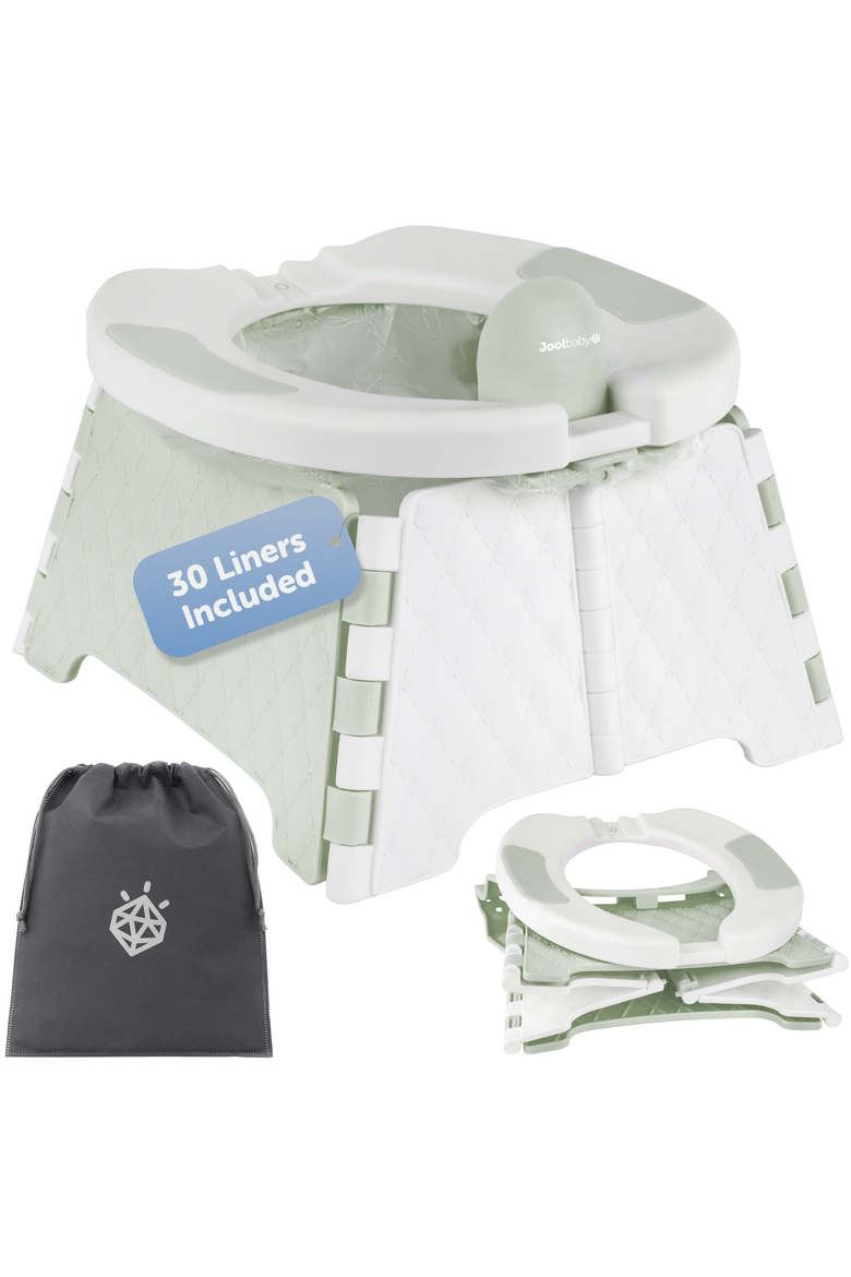 Portable Potty Chair with Travel Bag, Main, color, Sage