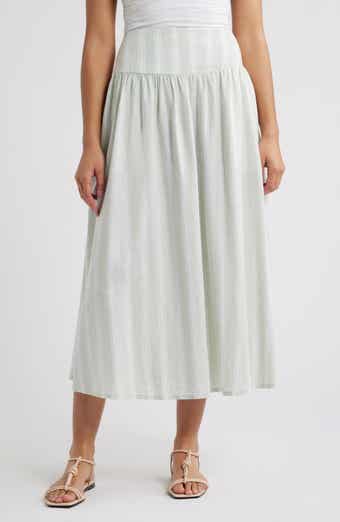 Caslon® Linen Blend Skirt