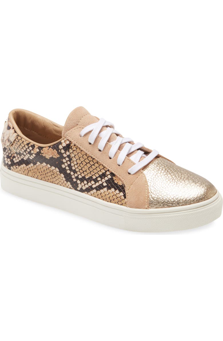 Kaanas London Snake Embossed Sneaker, Main, color,