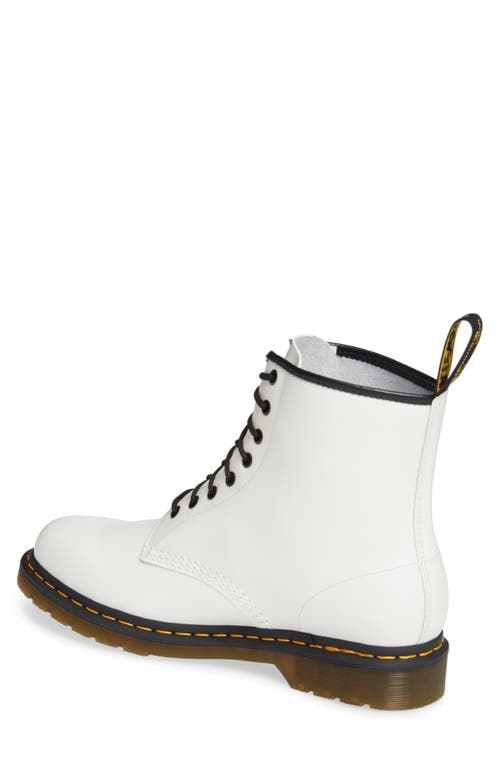 Dr. Martens' Dr. Martens 1460 Smooth Leather Lace Up Boot 'white'