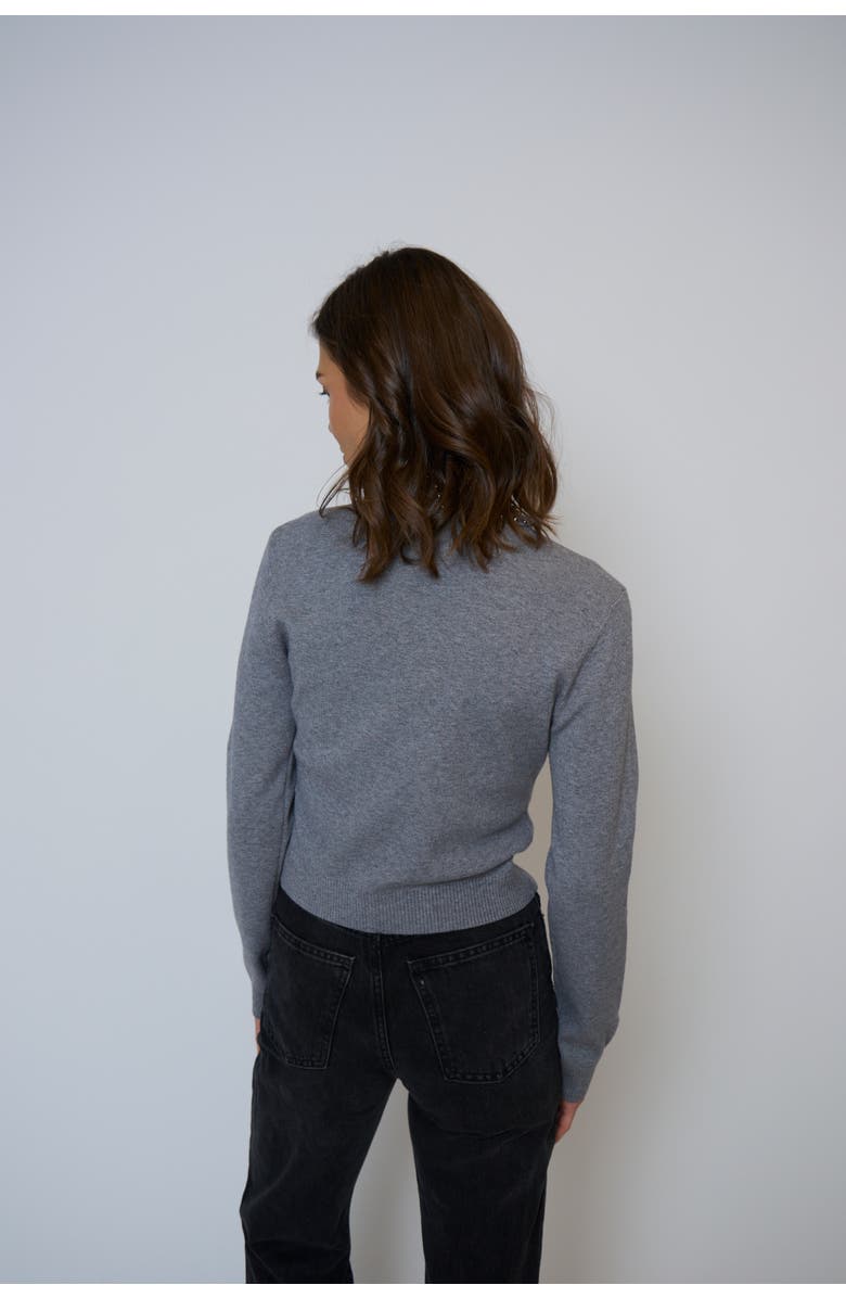 Central Park West Jay Studded Polo, Alternate, color, Charcoal