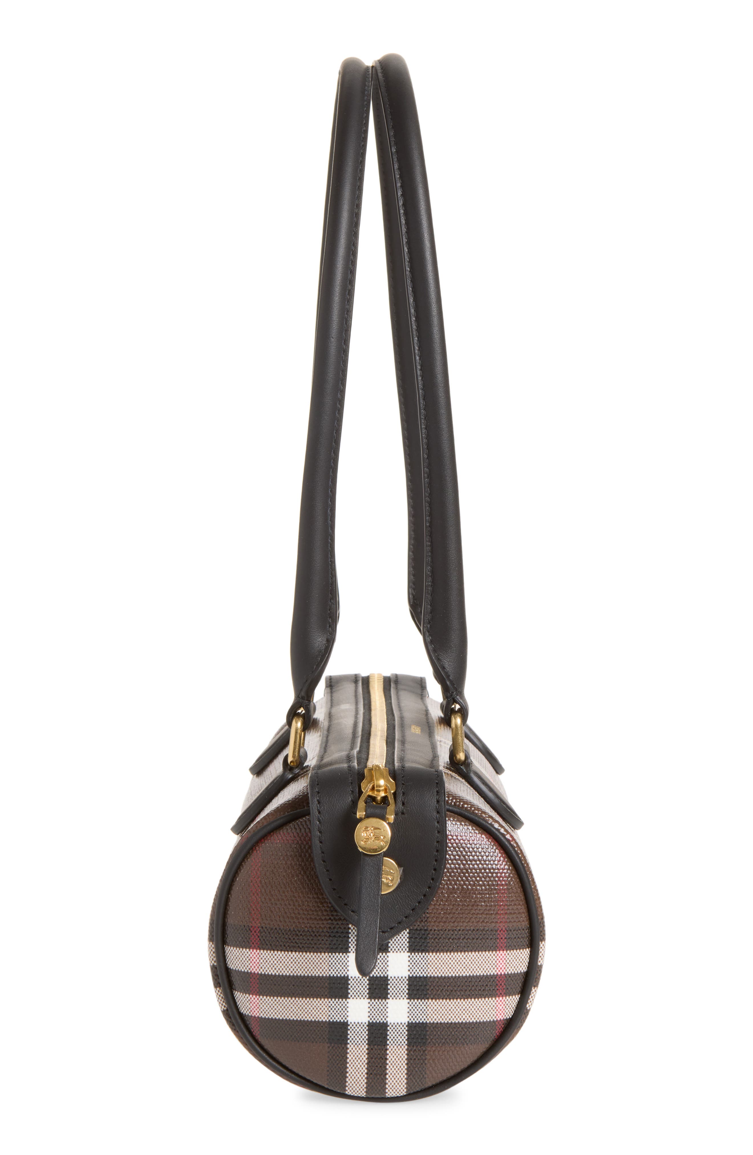 Mini Barrel Bag, Alternate, color, CHOCOLATE BROWN