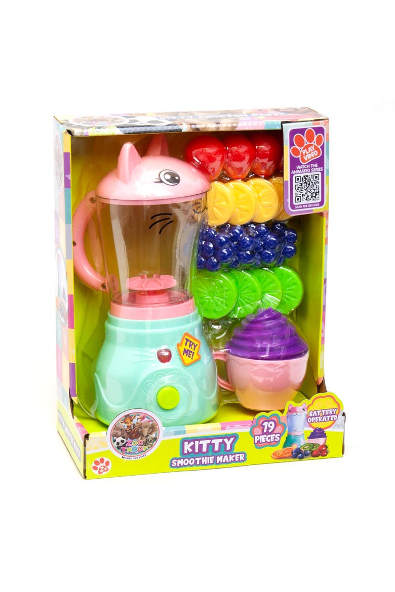 Kitty Smoothie Maker Kitchen Playset,19 Pieces, Alternate, color, Multicolored
