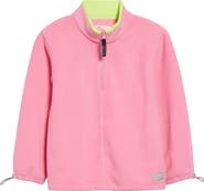 Sandy Liang Lilbean Polar Fleece Quarter Zip Pullover