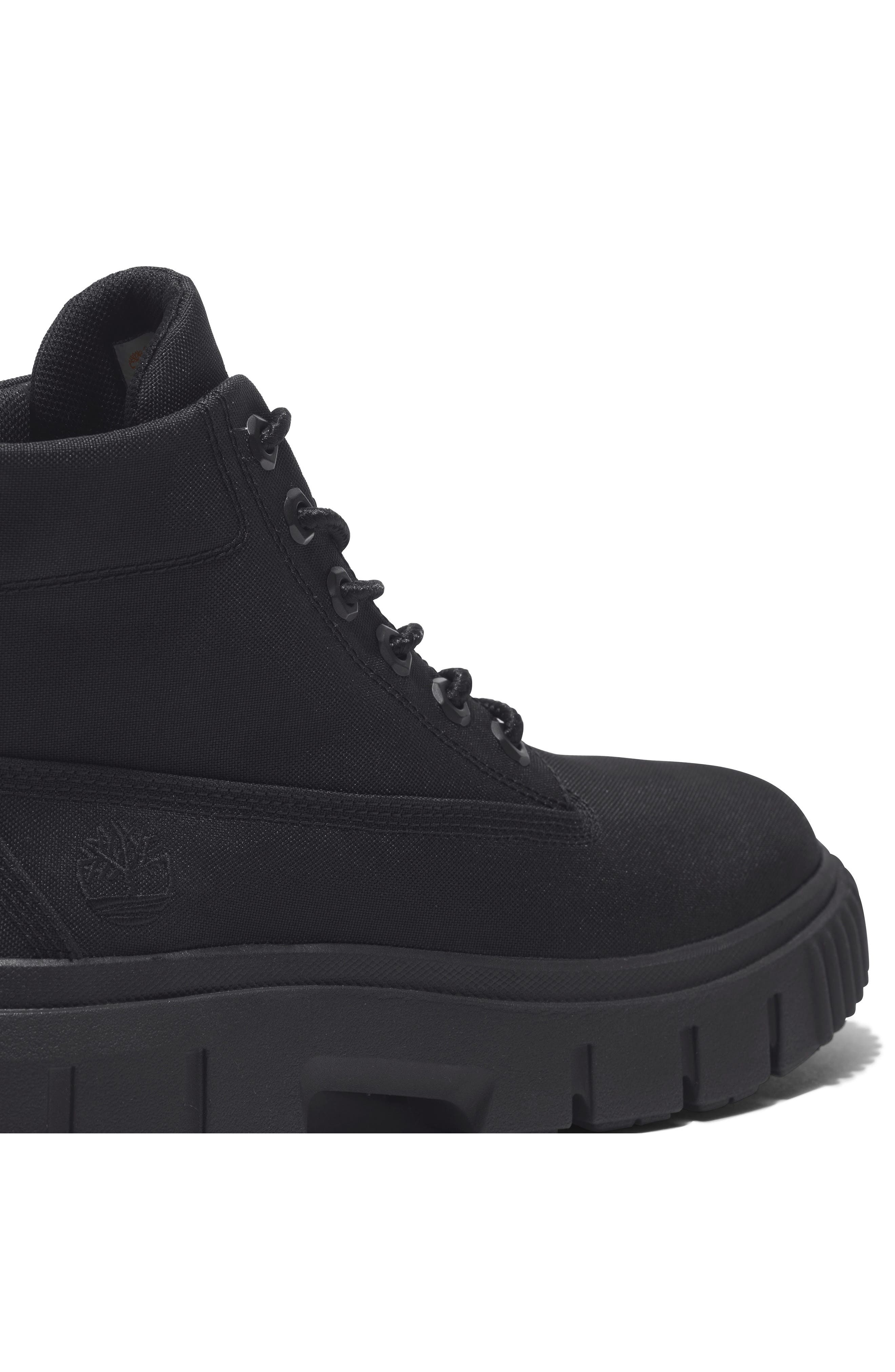 Greyfield Lace-Up Boot, Alternate, color, JET BLACK