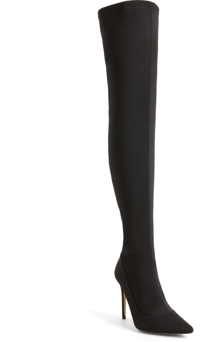 Topshop Bellini Stiletto Over the Knee Boot, Main, color,