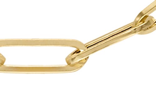 Fuzion Creations 14k Gold Paper Clip Chain Bracelet In Yellow
